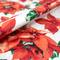 SINGER Christmas Holiday Poinsettia Print Cotton Fabric
